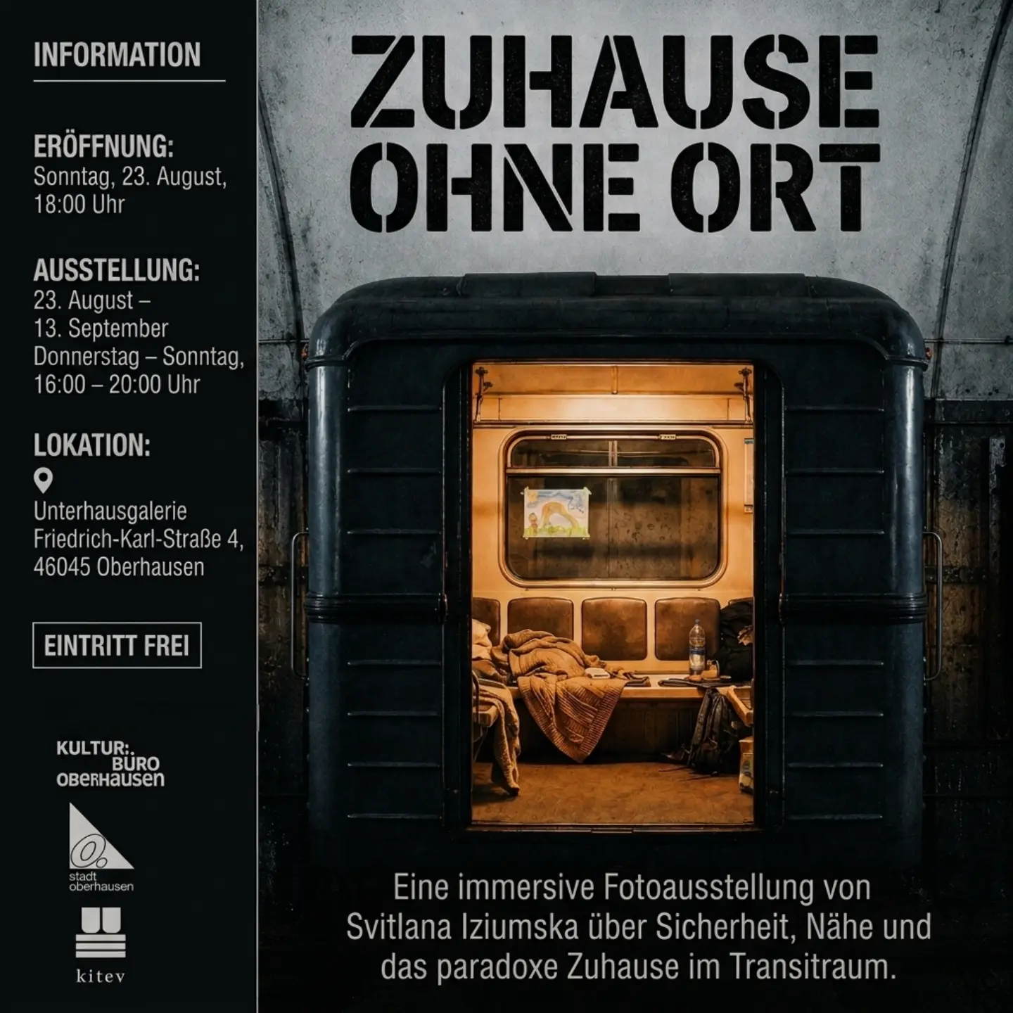 Виставка «Zuhause ohne Ort» в Обергаузені