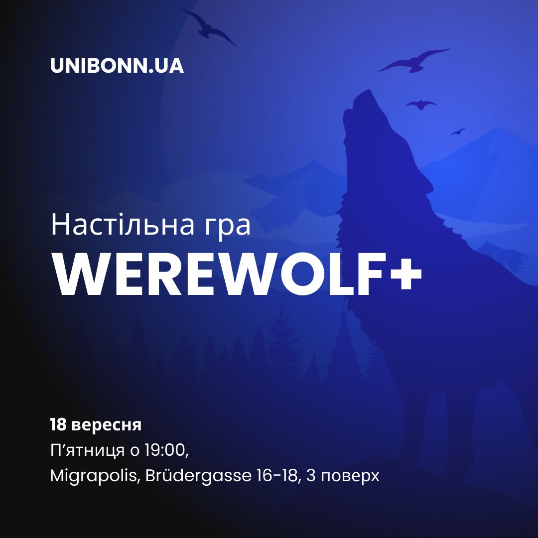 Гра у Werewolf (Мафію) англійською мовою